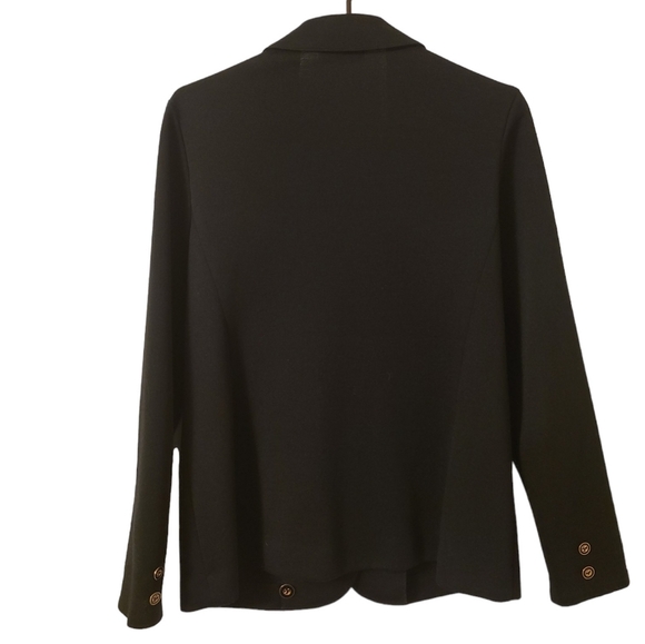 D'Allaird's vintage black 3-button blazer, M - Picture 2 of 5